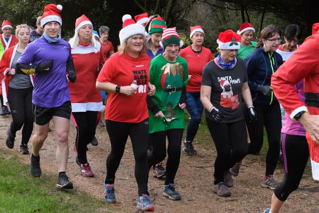 The Havant parkrun Christmas special. Picture: Keith Woodland