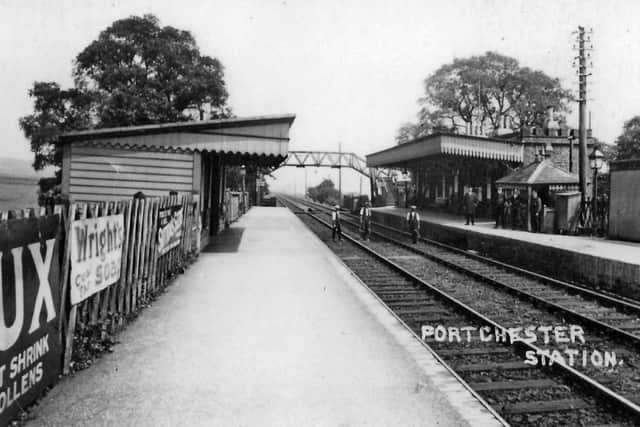 Portchester railway station in pre-electric days. Picture: Barry Cox Collection.