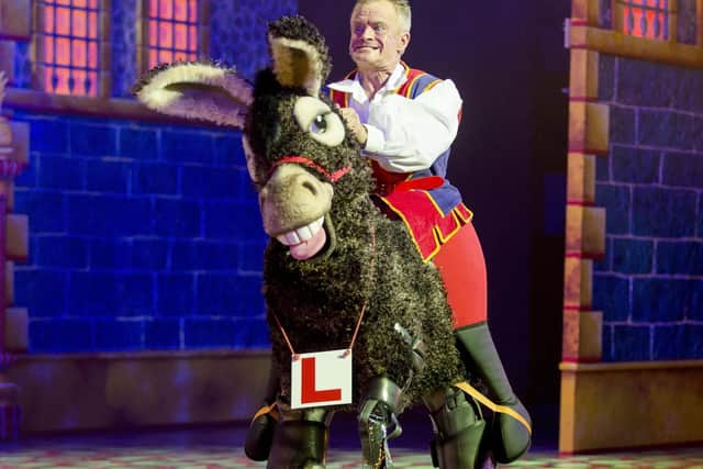 Bobby Davro as Idle Jack in Dick Whittington at Mayflower Theatre. Picture by Robin Jones/Digital South