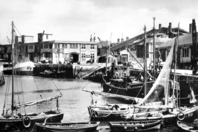 What we now call the Camber used to be the Inner Camber and here we see many craft that were used at the time, circa 1930s. Picture: Ellis Norrell Collection
