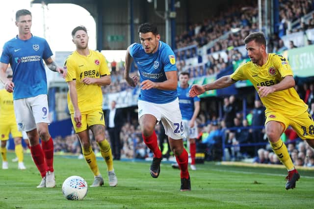Pompey defeated Fleetwood 1-0 at Fratton Park in October. Picture: Joe Pepler