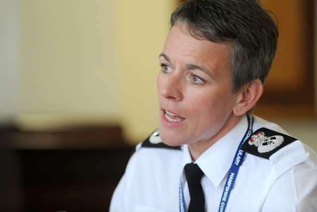 Hampshire police chief constable Olivia Pinkney. Picture: Sarah Standing
