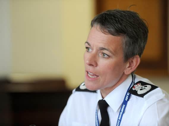 Hampshire police chief constable Olivia Pinkney. Picture: Sarah Standing