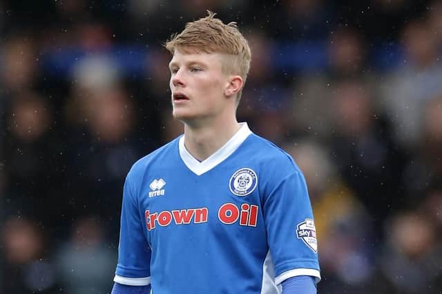 Andy Cannon will join Pompey from Rochdale on January 2.