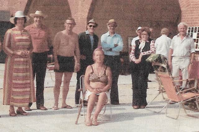 Victor Pook is on the far right. Picture: Dorren Gowing