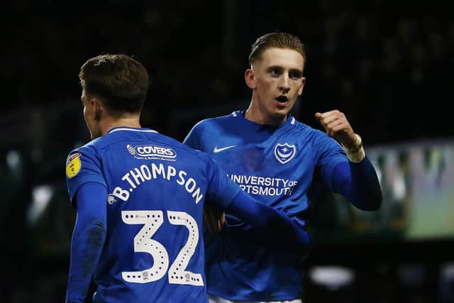 Ronan Curtis scored Pompey's match-winner in the 80th minute