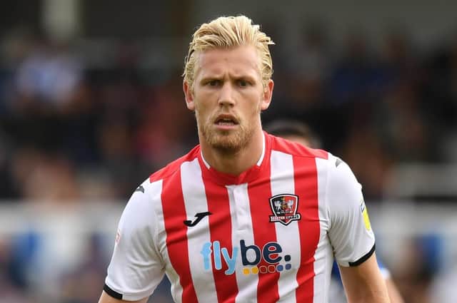 Exeter's Jayden Stockley is in demand - but Kenny Jackett insists Pompey are not involved