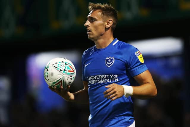 Pompey's Brandon Haunstrup is going snooker loopy. Picture: Joe Pepler