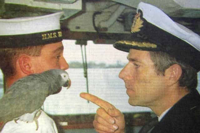 Lord Nelson gets a lesson on the pecking order from Capt Ritchie.