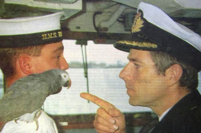 Lord Nelson gets a lesson on the pecking order from Capt Ritchie.
