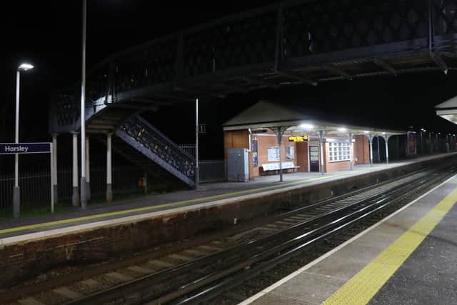 Horsley station in Surrey. Picture: Steve Parsons/PA Wire