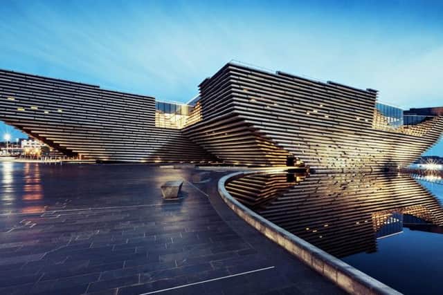 The Victoria & Albert Museum on Dundees waterfront.
