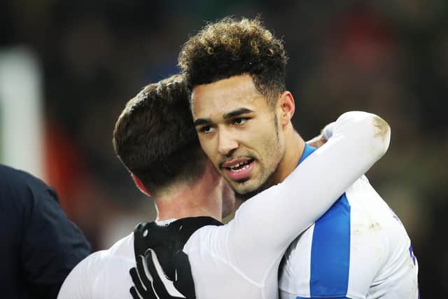 Andre Green scored Pompey's FA Cup winner against Norwich on Saturday Picture: Joe Pepler