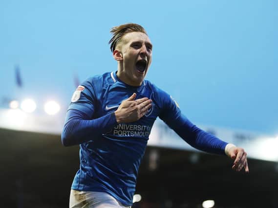League One - Portsmouth vs Sunderland - 22/12/18
Portsmouths Ronan Curtis celebrates scoring his first goal of the match