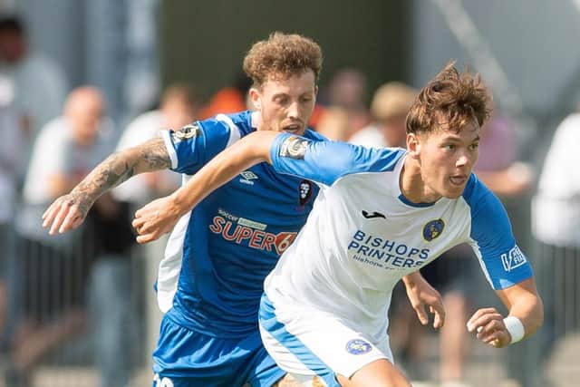 Alfie Pavey returned to the Hawks and hit the winning goal for Dover. Picture: Keith Woodland