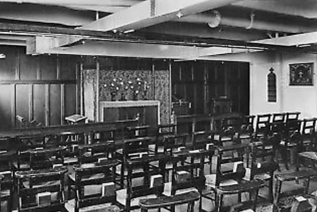 St Nicholas' Chapel, HMS Nelson - not the modern barracks but the battleship.