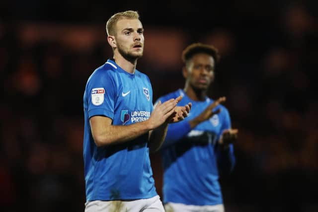 Pompey are in talks over a new deal for Jack Whatmough. Picture: Joe Pepler