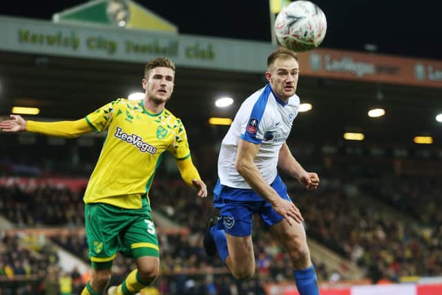 Pompey's Matt Clarke. Picture: Joe Pepler
