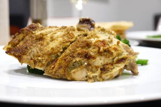 Healthy baked curried chicken