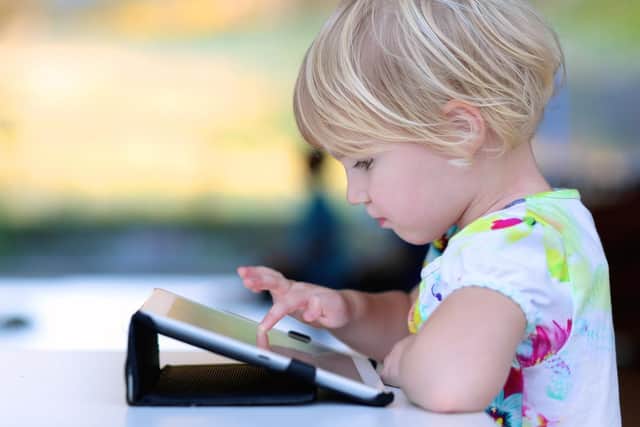 Blaise would rather his children were playing with gerbils than tapping on their iPads