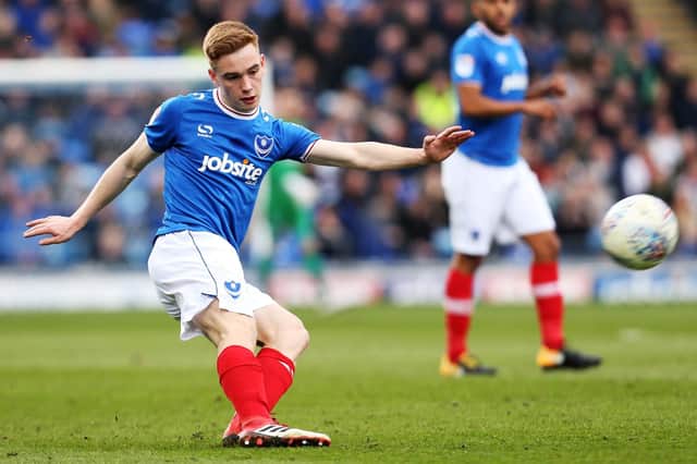 Connor Ronan featured 16 times for Pompey last season. Picture: Joe Pepler