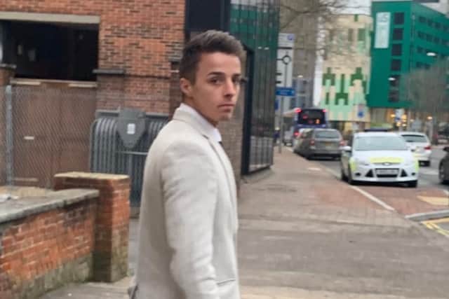 Aaron Seymour, 22, of Broad Walk, Stoughton, near Rowlands Castle, admitted sending a sexually explicit video of himself and ex-partner to her gay friend.