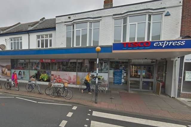 15 crimes were reported in or near this Tesco Express in November 2018, including nine violence and sexual offences, two robberies, one public order, one possession of weapons, one other theft and one criminal damage and arson.