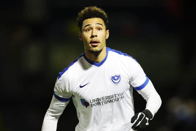 Pompey loanee Andre Green. Picture: Joe Pepler