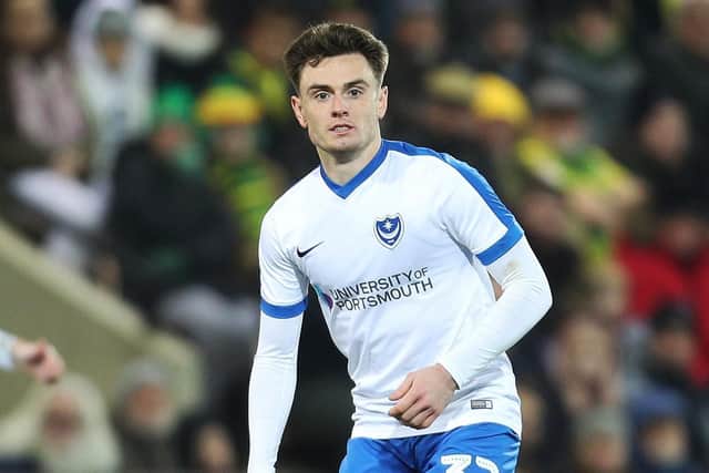 Ben Thompson played his last Pompey game against Norwich - but the Blues want him back. Picture: Joe Pepler