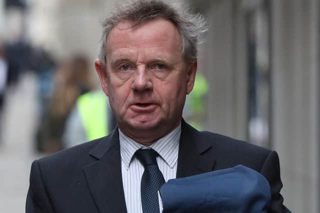 Pilot Andrew Hill, who was charged over the Shoreham Airshow crash, leaving the Old Bailey in London yesterday (Monday, January 14, 2019. Picture: Jonathan Brady/PA Wire