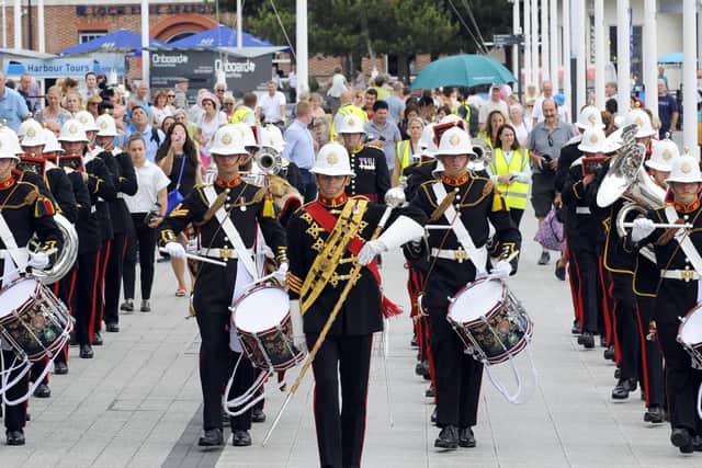 The Royal Marines School of Music will be at St Mary's Church, Fratton, on Thursday.