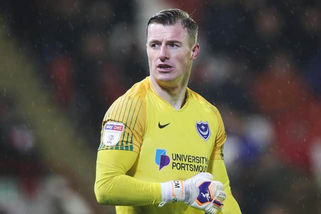 Pompey keeper Craig MacGillivray