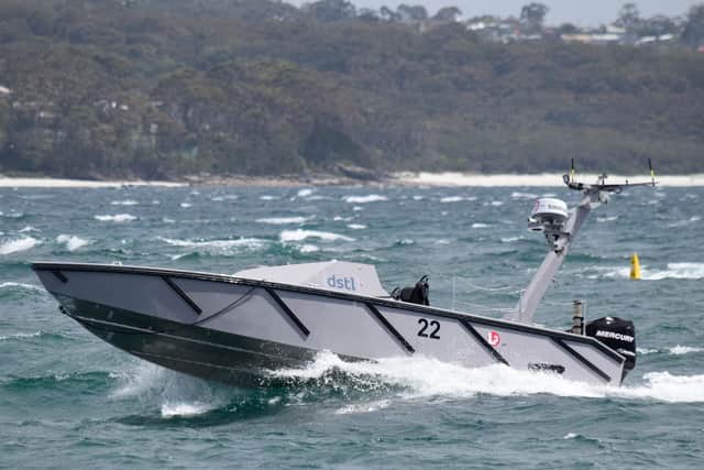 Unmanned vessel Mast-9 is put through a series of challenges.