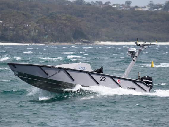 Unmanned vessel Mast-9 is put through a series of challenges.