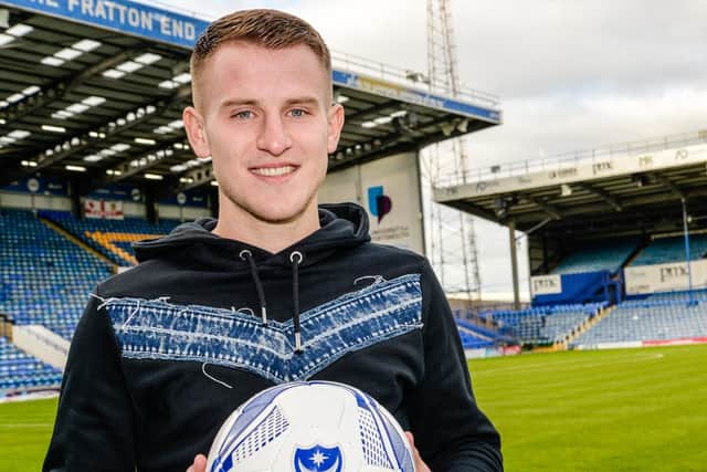 New recruit Bryn Morris believes he can thrive in a holding-midfield role. Picture: Colin Farmery/Portsmouth FC