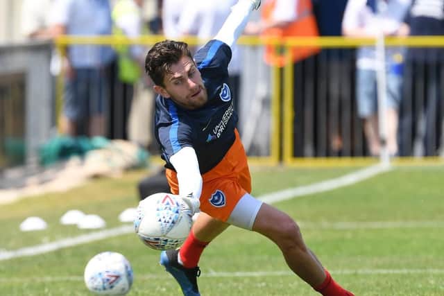 Pompey keeper Luke McGee  Picture: Neil Marshall