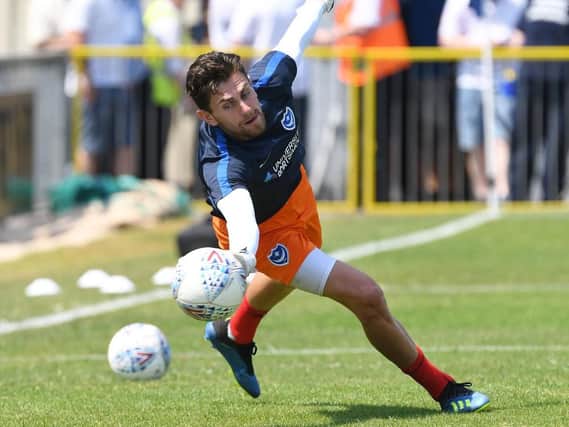 Pompey keeper Luke McGee  Picture: Neil Marshall