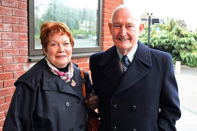 Ann Farthing and her husband Charles Farthing who were at the forum on Wednesday. Picture: Malcolm Wells