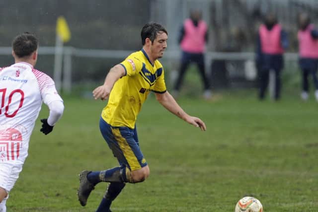 Brett Poate is injured for up to six weeks for Moneyfields. Picture: Ian Hargreaves