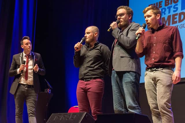 The Noise Next Door at the Big Mouth Comedy Festival, Portsmouth Guildhall, March 2018. Picture: Vernon Nash
