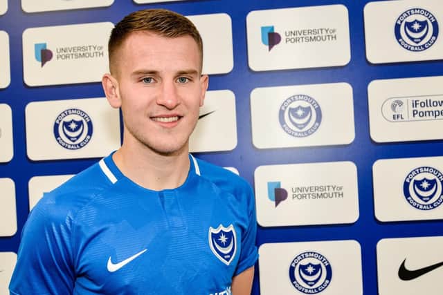 Pompey new boy Bryn Morris: Picture: Colin Farmery