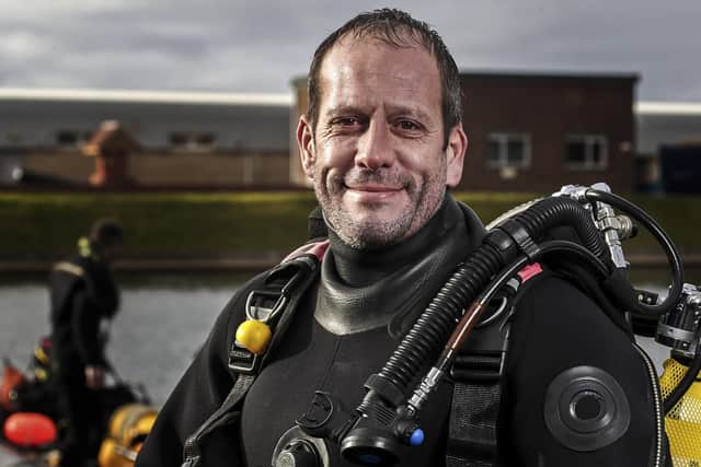 Petty Officer (Diver) Darren Carvell, 41, of Portsmouth