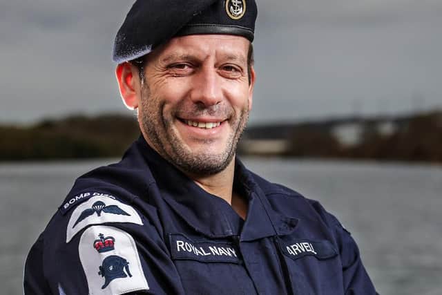 Petty Officer (Diver) Darren Carvell.