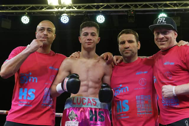 Lucas Ballingall, second left, has been handed a huge opportunity. Picture: Neil Marshall (1713340-750)
