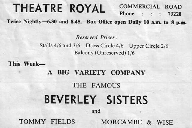 Stars appearing at the Theatre Royal, Portsmouth, in July 1954 included Tommy Fields, the brother of Gracie Fields. The family name was Stansfield.