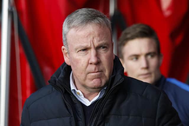 Portsmouth Manager Kenny Jackett during the Sky Bet League One match between Fleetwood Town and Portsmouth at Highbury Stadium on December 29th 2018 in Fleetwood, England. (Photo by Daniel Chesterton/phcimages.com/PinPep)