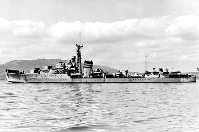 HMS Jervis (1,700 tons), a Javelin-class destroyer, was a lucky ship. She suffered no casualties winning 13 battle honours during the Second World War.
