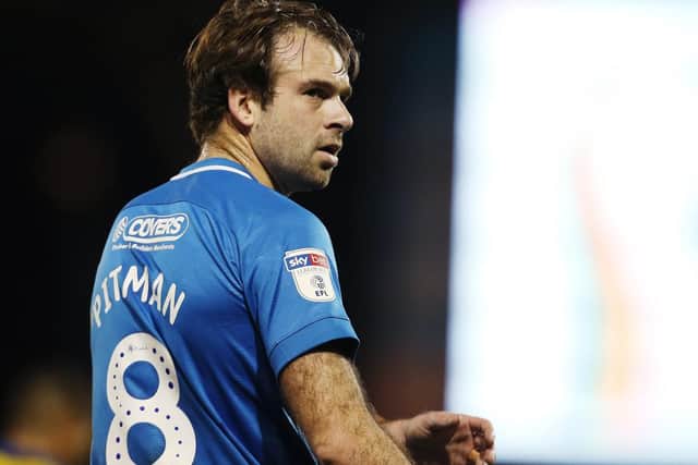 Brett Pitman has been dropped from Pompey's side for today's visit to Oxford United. Picture: Joe Pepler