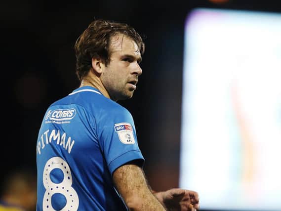 Brett Pitman has been dropped from Pompey's side for today's visit to Oxford United. Picture: Joe Pepler