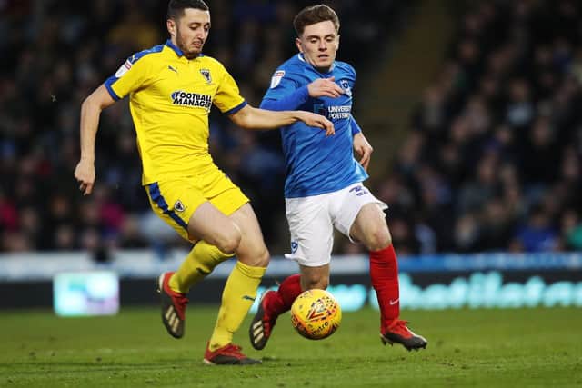 League One - Portsmouth vs AFC Wimbledon - 01/01/19
Portsmouths Ben Thompson